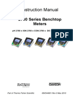 Instruction Manual: 2700 Series Benchtop Meters