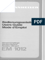 EM 1012 Owners Manual