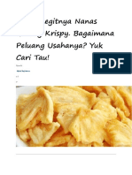 Manis Legitnya Nanas Goreng Krispy