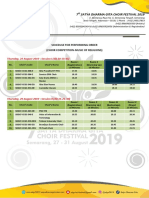 Schedule For Performing Order Choir Competition-Music of Religions