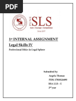 1 Internal Assignment Legal Skills IV