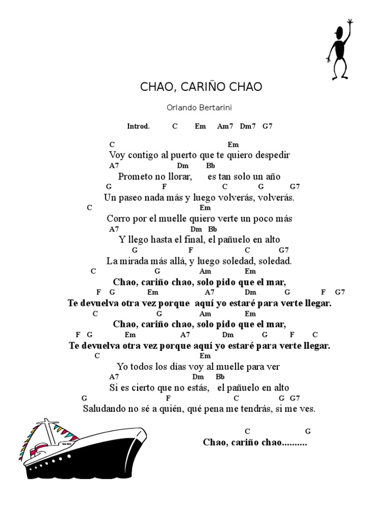 Himno a Chao: Letra y Acordes | PDF