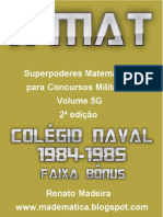 Livro Xmat Vol05g Colégio Naval 1984-1985 2ed