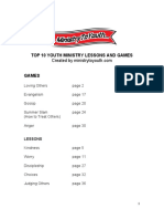 Top 10 Games Lessons PDF