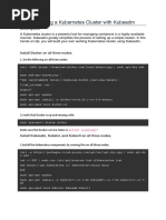 Lab 1: Building A Kubernetes Cluster With Kubeadm: Description