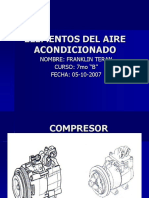 Elementos Del Aire Acondicionado Franklin Teran