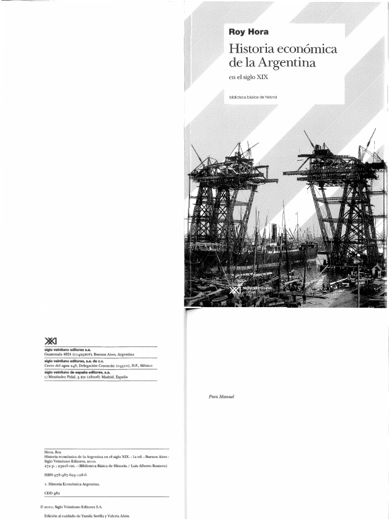 Historia Económica de La Argentina en El Siglo XIX PDF | PDF | Imperio ...