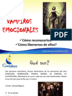 VAMPIROS EMOCIONALES (Conferencia)