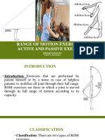 Range of Motion Exercises &