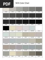 NCS Color Chart and Codes Guide | PDF