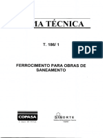 Ferro Cimento para Obras de Saneamento