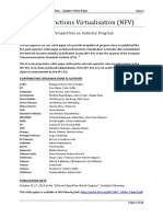 Network Functions Virtualisation (NFV) : Network Operator Perspectives On Industry Progress