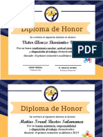 Diplomas de honor