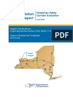 Transportation Project Report: Pedestrian Safety Corridor Evaluation