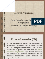 Control Numerico-Manufactura Asistida Por Computadora.