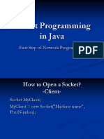 Socket Programming in Java: - First Step of Network Programming