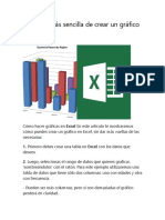 La Forma Más Sencilla de Crear Un Gráfico en Excel PDF