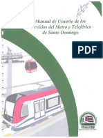 Nuevo Manual de Usuario de Servicios Del Metro y El Teleferico