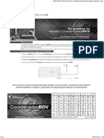 Tarjeta de Coordenadas Banco de Venezuela PDF