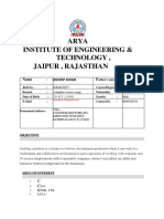 Arya Institute of Engineering & Technology, Jaipur, Rajasthan