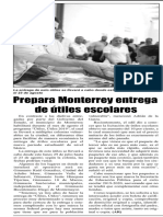 28-07-19 Prepara Monterrey entrega de útiles escolares