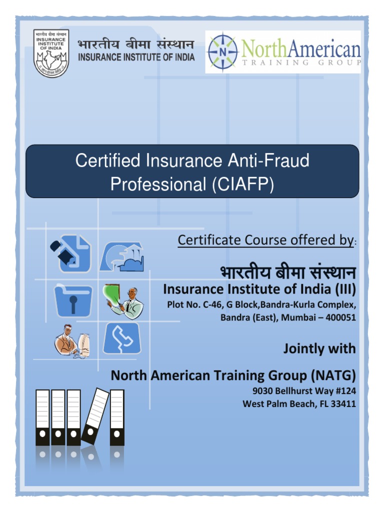 CIAFP Brochure | PDF | Insurance | Fraud