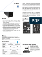 Dell 1000W UPS Spec Sheet