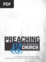 Preaching & the Emergent Church