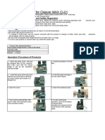 Instruction Manual For Cleaver MAX CI-01: Usage and Safety Regulation