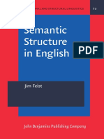 Semantic Structure in English