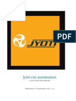 Jyoti CNC Automation: 10 Days Tranning Report