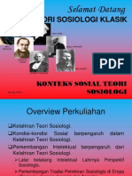 Temu Ii-Iii Konteks Sosial Teori Sosiologi