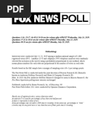 Fox News Poll July 29