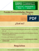 Presentación Fondo Comunidades Negras