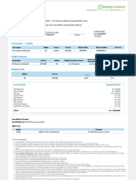 Flight booking confirmation for Hyderabad to Delhi