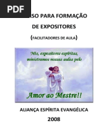 Curso para formação de Expositores