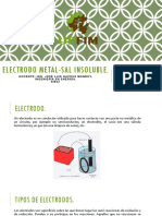 Electrodo Metal Sal Insoluble 1 1