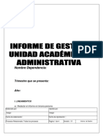 Ejemplo de Informe de Gestion