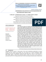 Modification and Performance Evaluation of Active Solar Dryer For High Moisture Tomato Crop