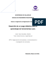 Desarrollo de un juego didáctico LEGO Flow para aprender herramientas Lean