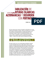 Emilia Ferreiro La Desestabilización de Las Escrituras Silábicas PDF