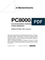 PC8000-6D SN 12064 Operation and Maintenance Manual Spanish