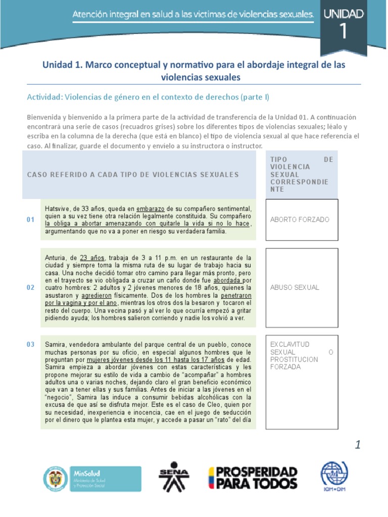 Abordaje Integral de Violencias Sexuales | PDF | Prostitución | Violencia