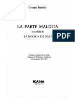 LA PARTE MALDITA - NOCIÓN DEL GASTO