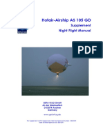Hotair-Airship AS 105 GD: Supplement Night Flight Manual
