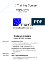 FLAC Training Course: Beijing, China