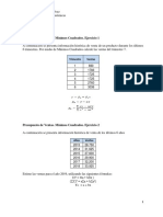 Ejercicios de Proyecciones de Ventas