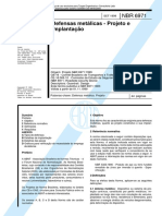 NBR 06971 - 1999 - Defensas Metálicas - Projeto e Implantação.pdf