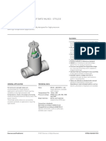 Fasani Pressure Seal Cast Gate Style b