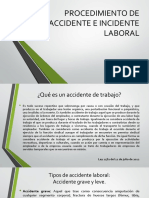 Procedimiento de Accidente e Incidente Laboral